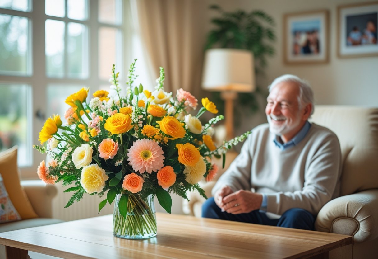 Den perfekte fødselsdagsbuket til bedstefar